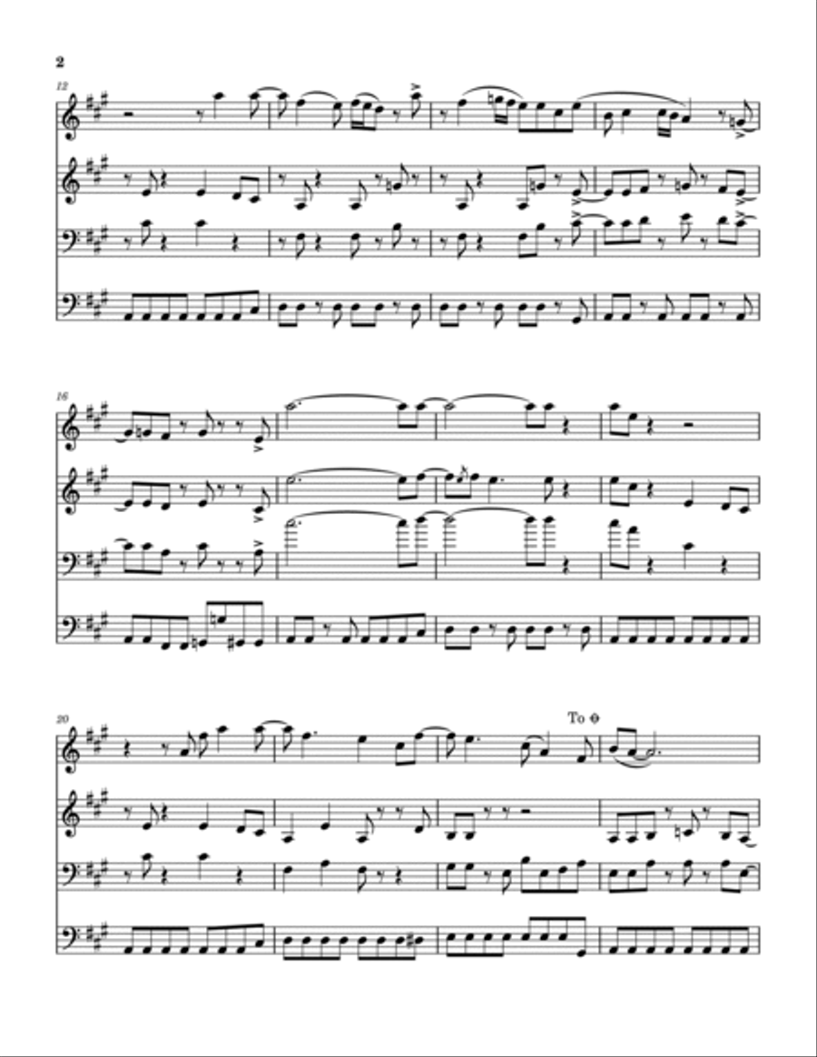I'm Almost Ready I'm Almost Ready Brass Ensemble scores gallery preview page 3