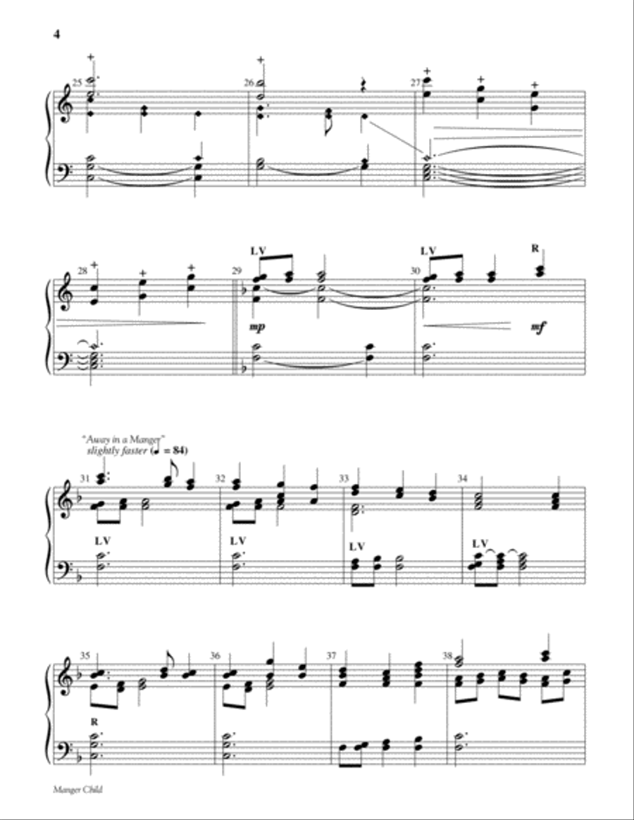 Manger Child Manger Child 3-Octaves scores gallery preview page 4