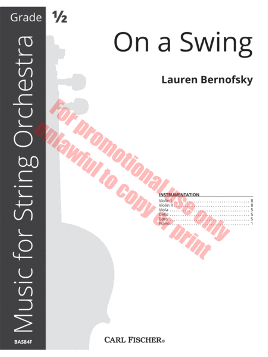 On a Swing String Orchestra scores gallery preview page 2