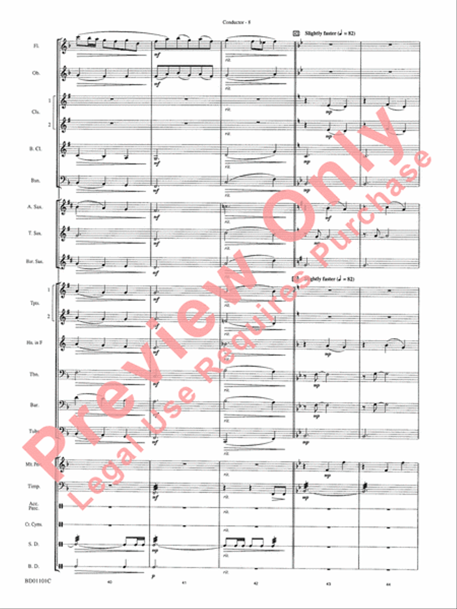 Slane Concert Band scores gallery preview page 11