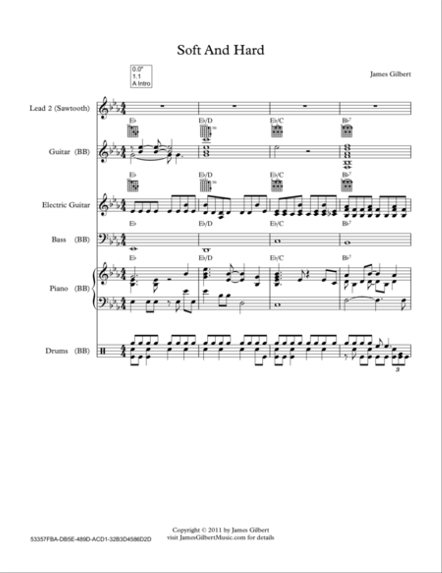 Soft And Hard Small Ensemble scores gallery preview page 1
