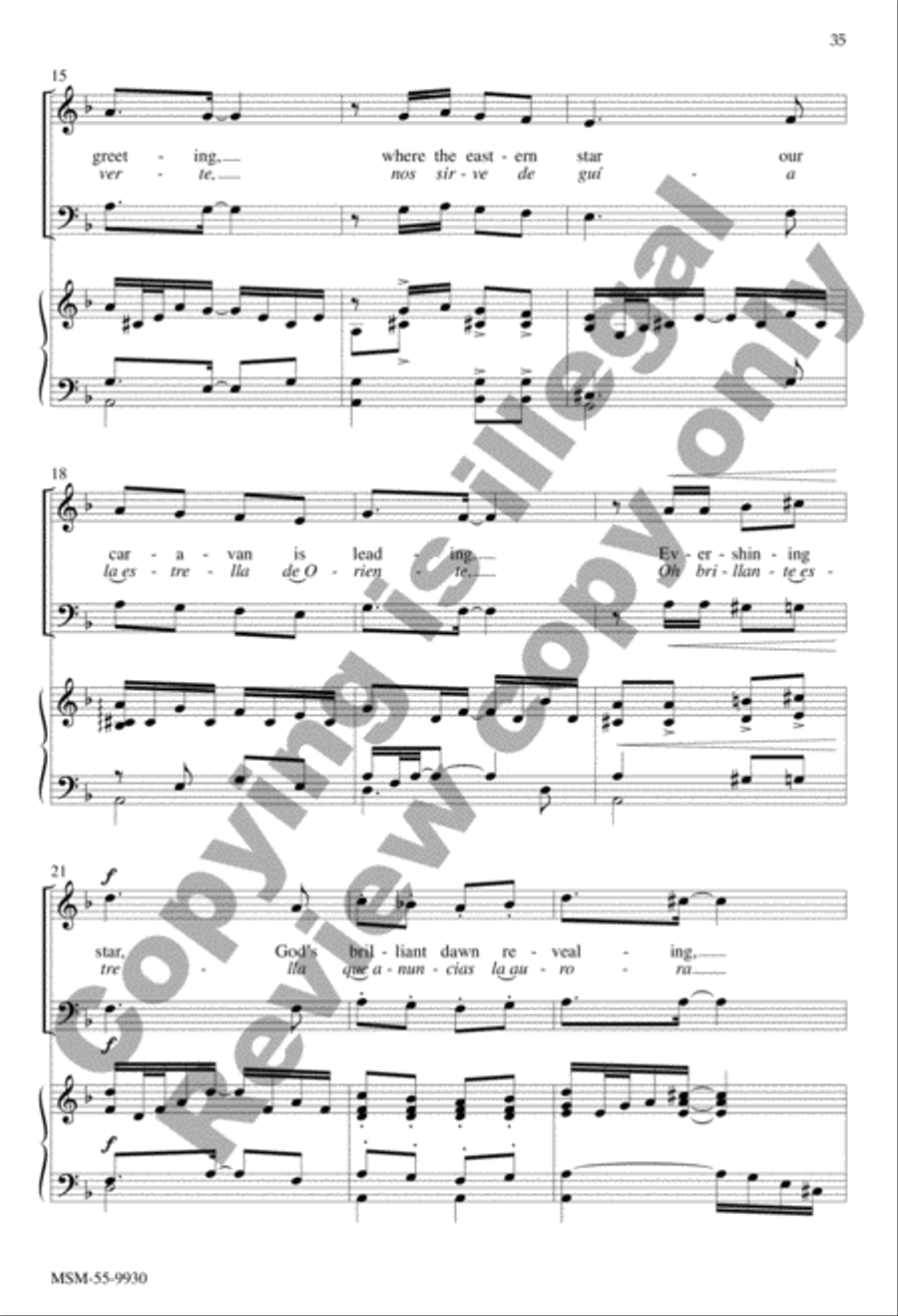 O Lord of Light: Nine Two-Part Mixed Anthems for the Church Year 2-Part scores gallery preview page 16