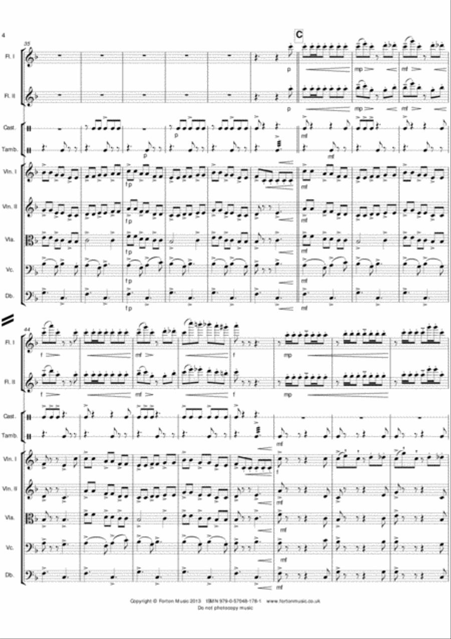 Tarantella Orchestra scores gallery preview page 4
