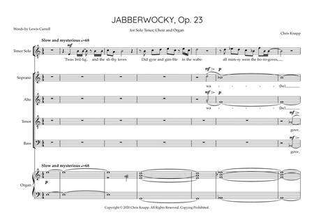 Jabberwocky, Op. 23 image number null