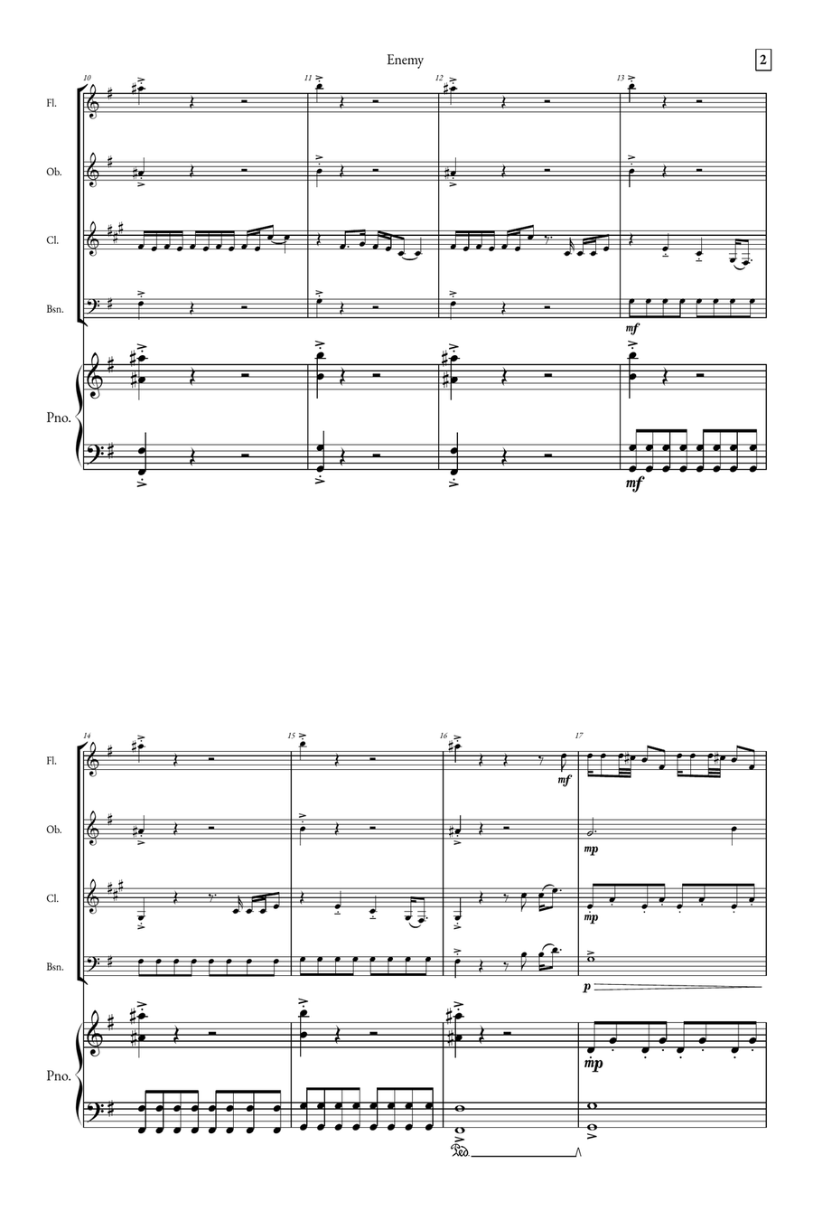 Enemy Small Ensemble scores gallery preview page 2