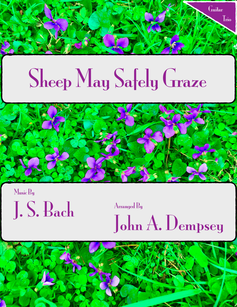 Sheep May Safely Graze (Bach): Guitar Trio image number null