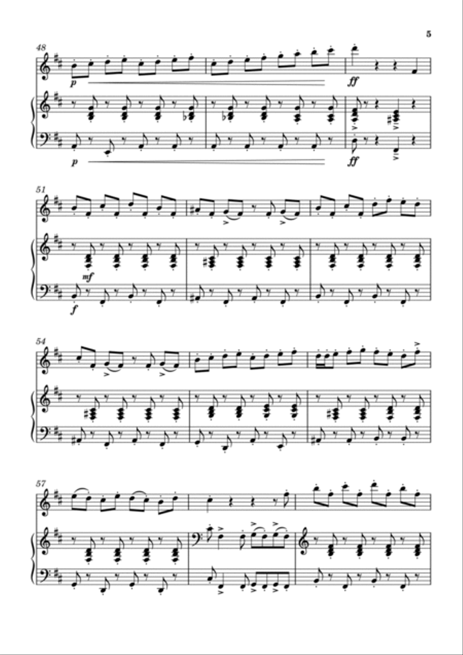 Circus Acrobats Circus Acrobats Flute Solo scores gallery preview page 5