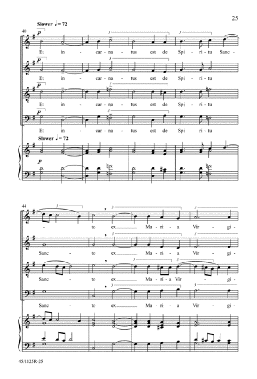 Missa super Dixit Maria 4-Part scores gallery preview page 27