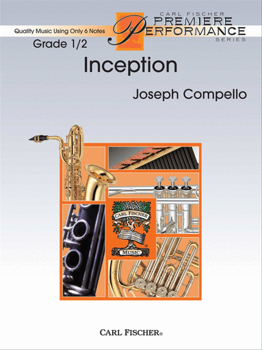Inception Concert Band scores gallery preview page 1
