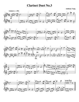 Clarinet Duet No.3