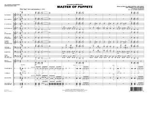 Master of Puppets - Conductor Score (Full Score)
