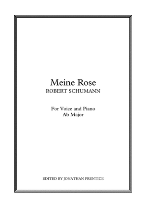 Book cover for Meine Rose (Ab Major)