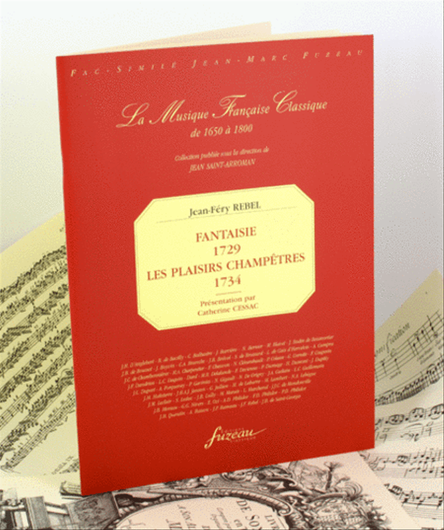 Fantaisies 1729 - Les Plaisirs champetres 1734 Bassoon scores gallery preview page 1