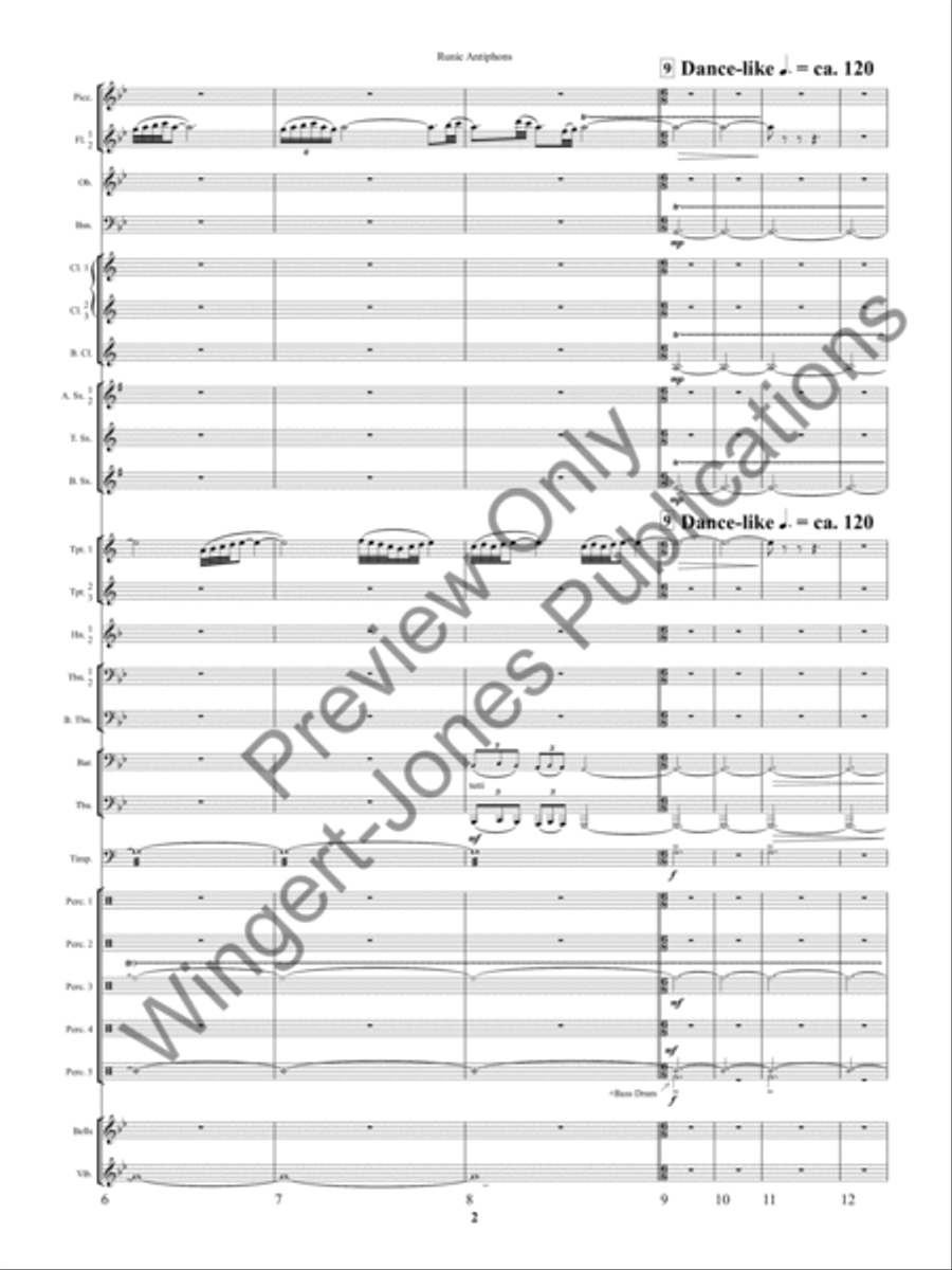 Ancient Apparitions Concert Band scores gallery preview page 5