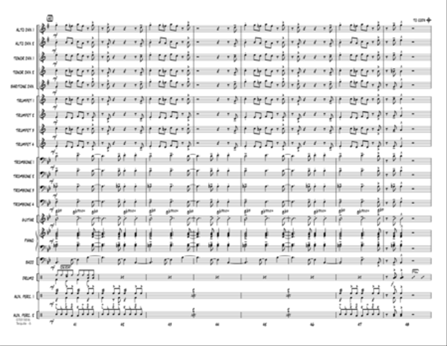 Tequila - Full Score Score scores gallery preview page 6