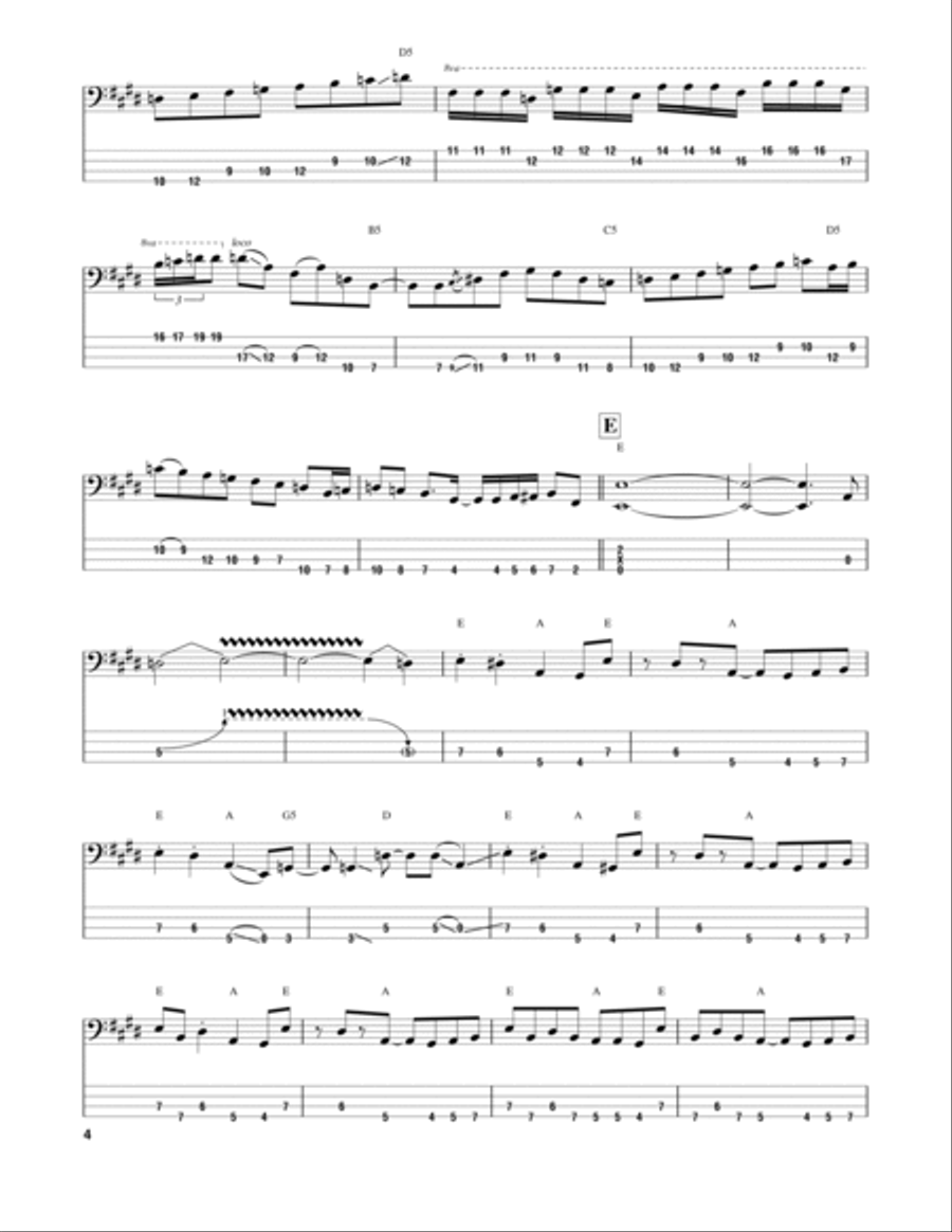 Dynamic Exhilarator Guitar Tablature scores gallery preview page 4