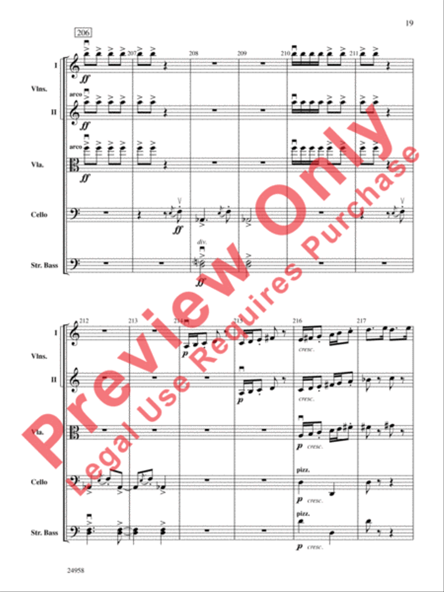Dreams of a Midsummer Night String Orchestra scores gallery preview page 20