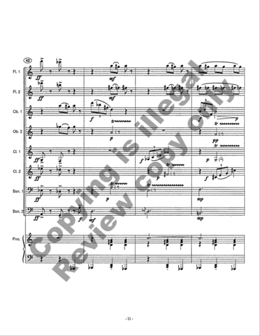 With Love and Hisses Chamber Orchestra scores gallery preview page 8