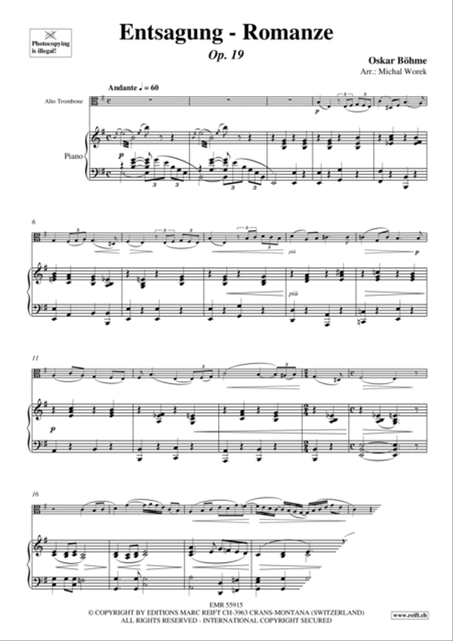 Entsagung - Romanze Piano Accompaniment scores gallery preview page 3