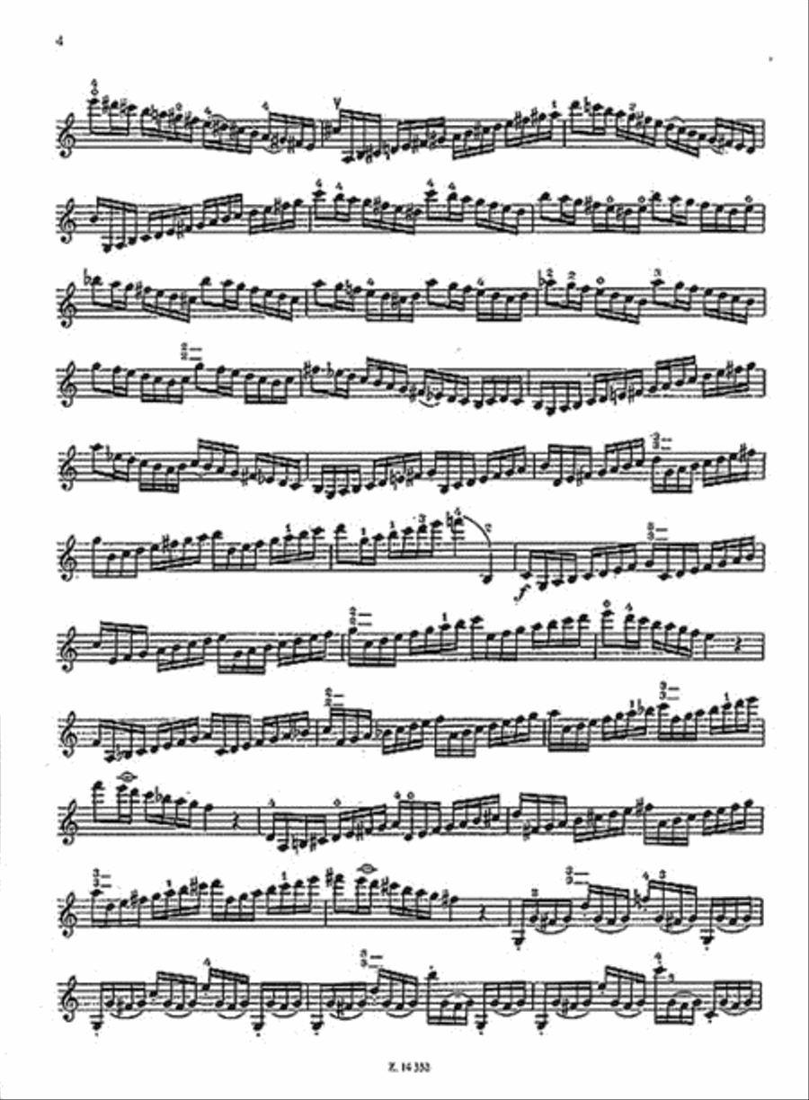 32 Exercises, Op. 48, Volumes 1-4 Violin Solo scores gallery preview page 4