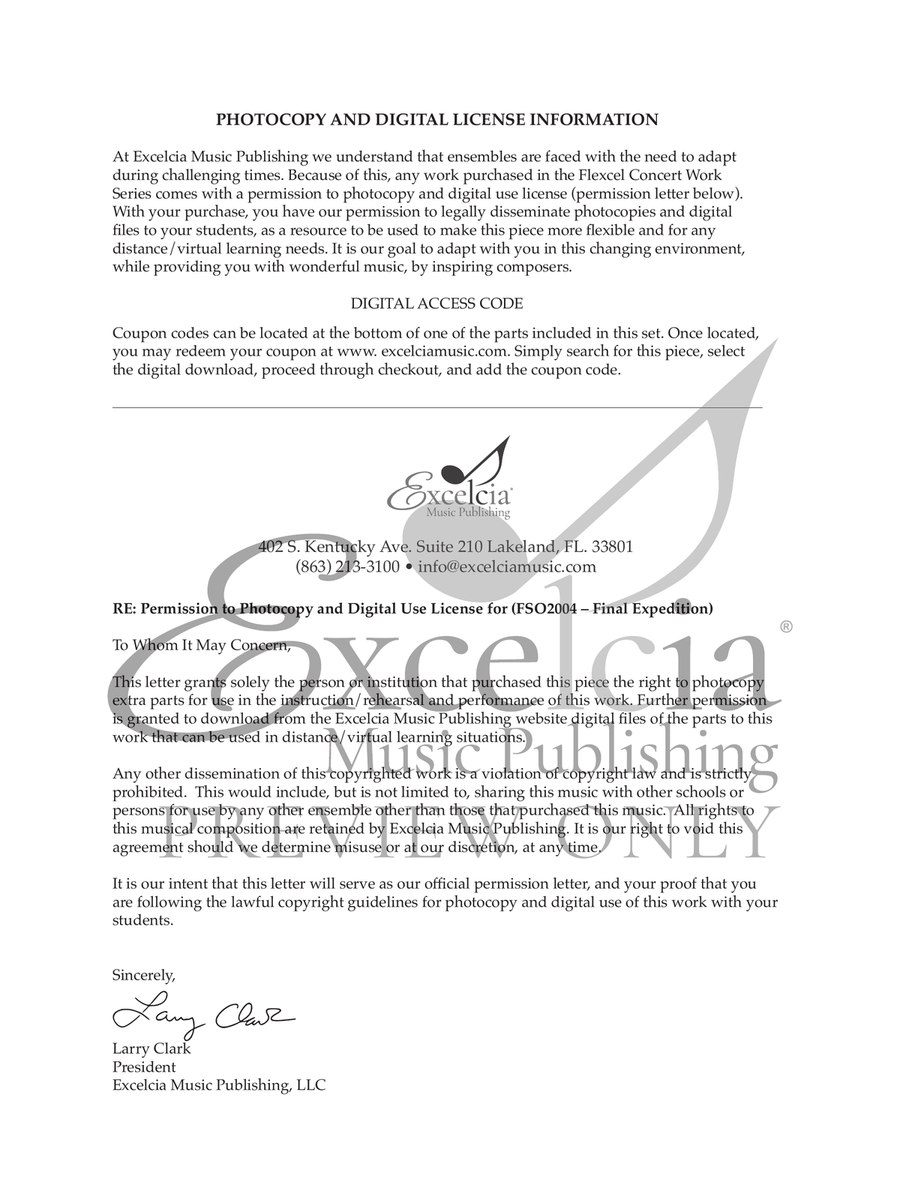 Final Expedition (Score) String Orchestra scores gallery preview page 4
