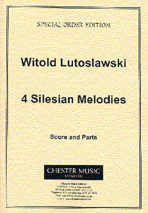 Book cover for 4 Silesian Melodies