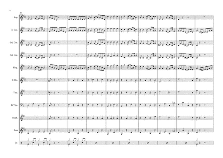 Antonin's Humoresque Antonin's Humoresque Brass Ensemble scores gallery preview page 4