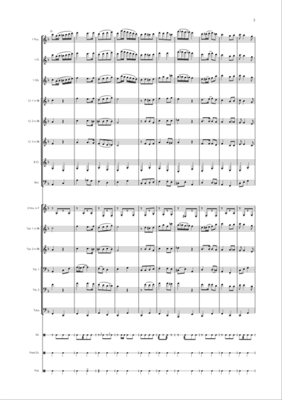 United States Armed Forces Medley Concert Band scores gallery preview page 3