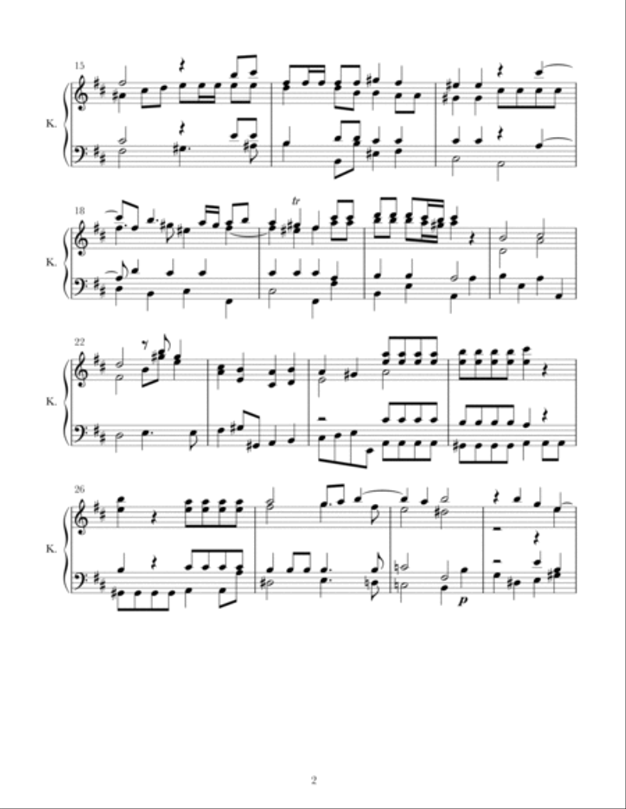 Magnificat in D - Parts Magnificat in D - Parts 4-Part scores gallery preview page 3