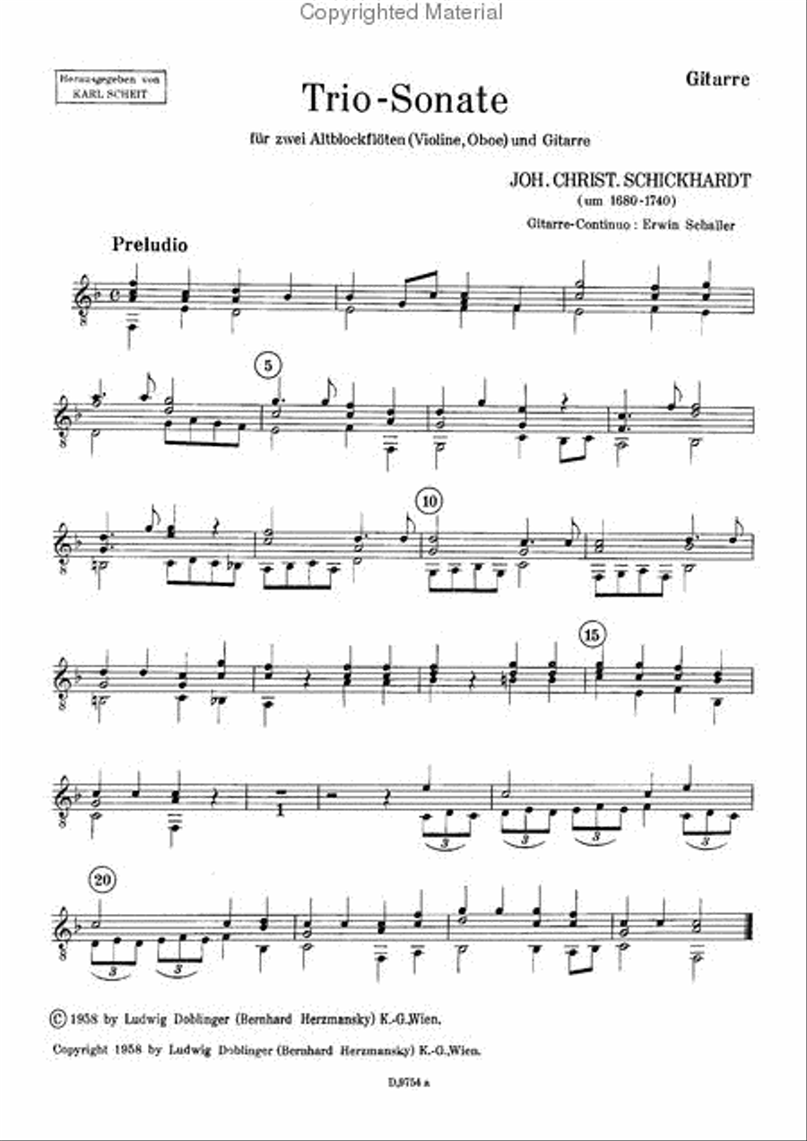 Triosonate F-Dur Triosonate F-Dur School and Community scores gallery preview page 2