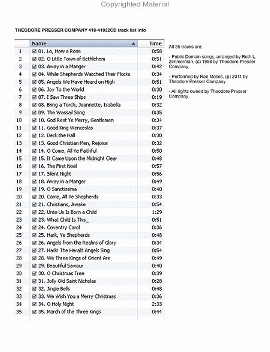 Play A Song of Christmas Choir scores gallery preview page 2
