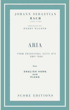 Bach Air from Suite No.3 (for English Horn and Piano)