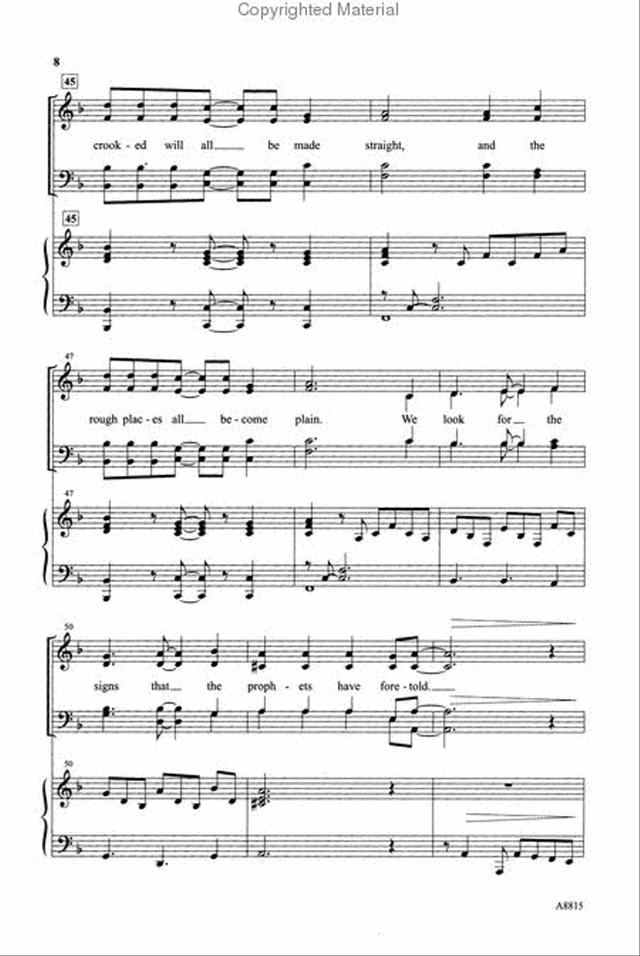 When Will He Come? 4-Part scores gallery preview page 3