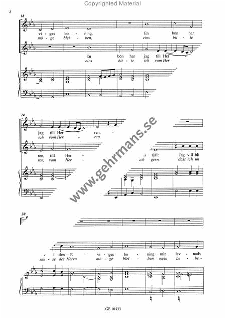 En bon har jag till Herren TB scores gallery preview page 3