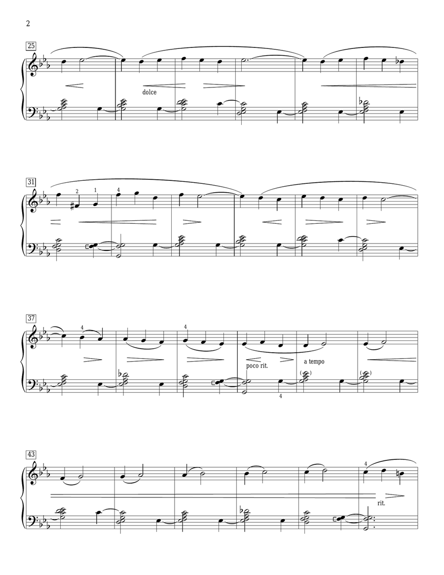 Gymnopedie No. 2 Piano Method scores gallery preview page 2