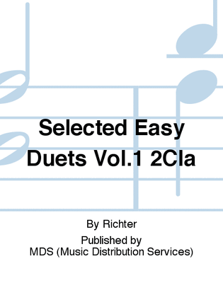 SELECTED EASY DUETS VOL.1 2Cla