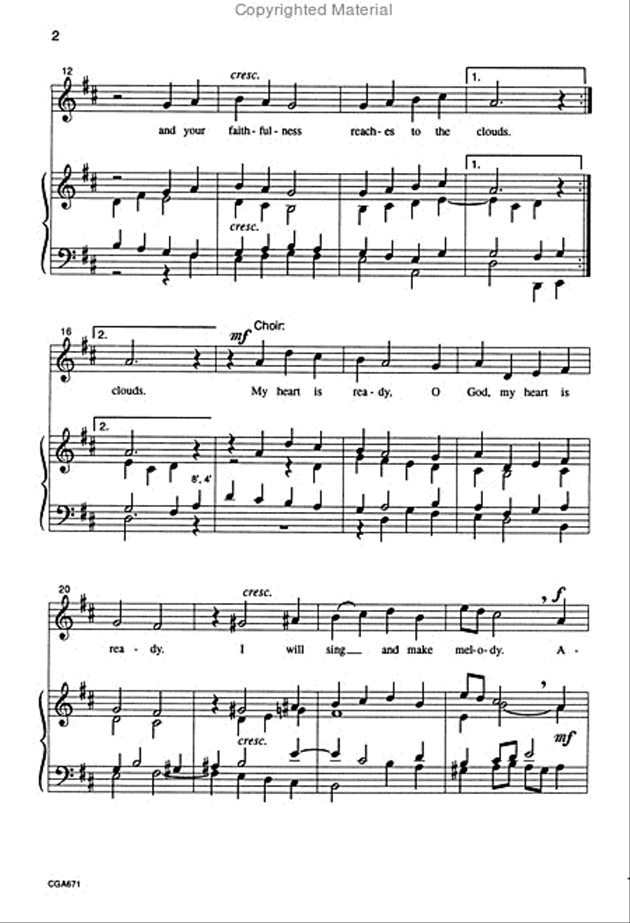 Higher Than the Heavens Higher Than the Heavens Unison Choir scores gallery preview page 3