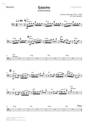 Gaúcho (Corta-Jaca) - Bassoon Solo - W/Chords