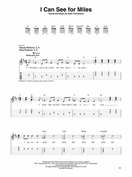 The Who - Easy Guitar Songbook