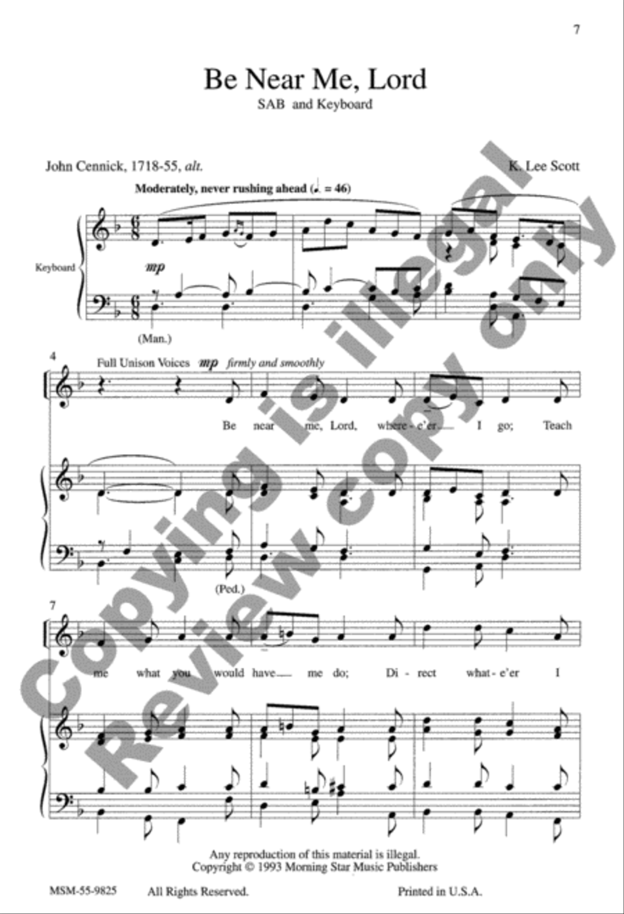 Coram Deo, Set I 3-Part scores gallery preview page 4