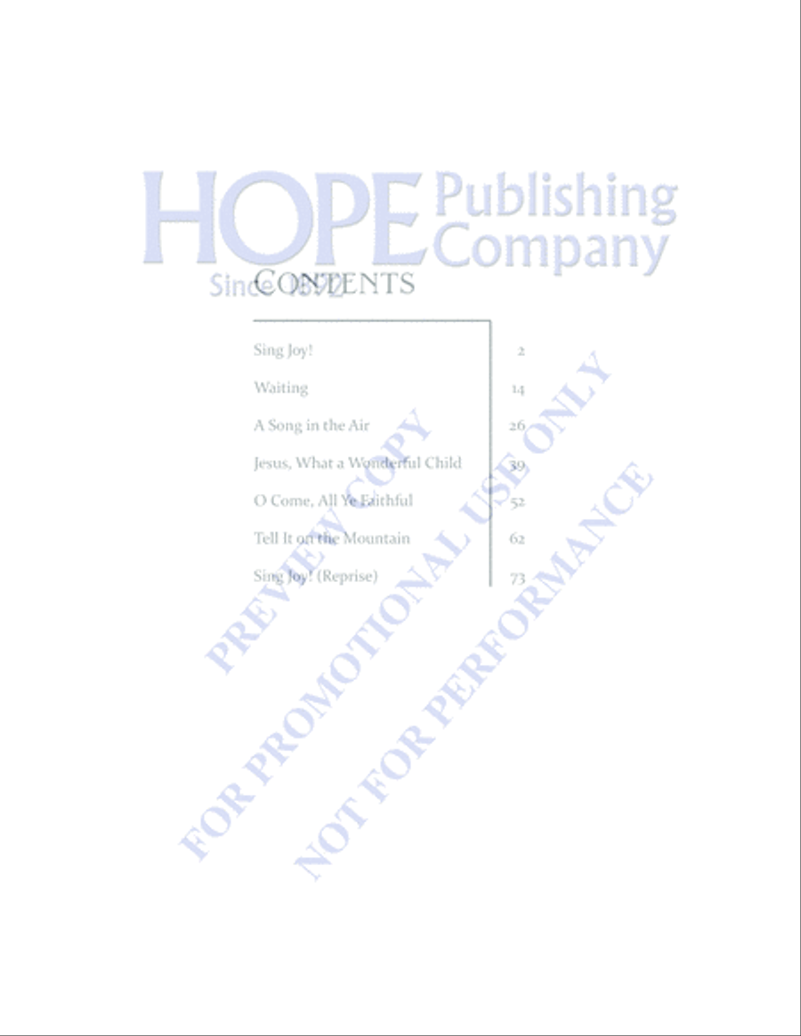 Joy! 4-Part scores gallery preview page 4