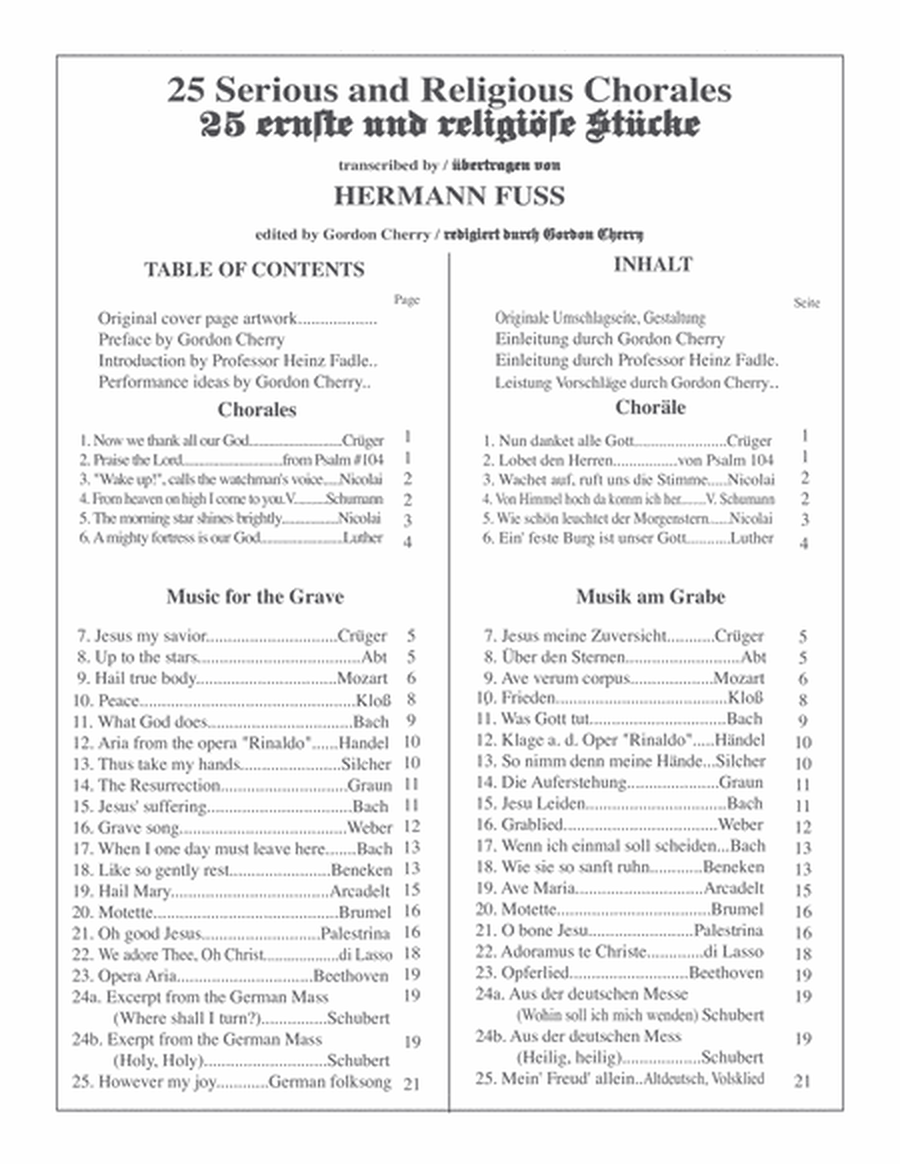 25 Serious & Religious Chorales for Trombone Quartet