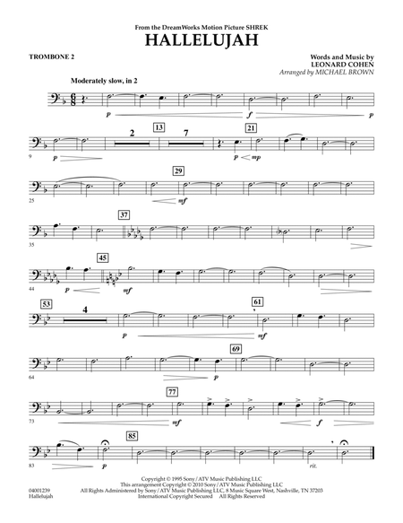 Hallelujah - Trombone 2