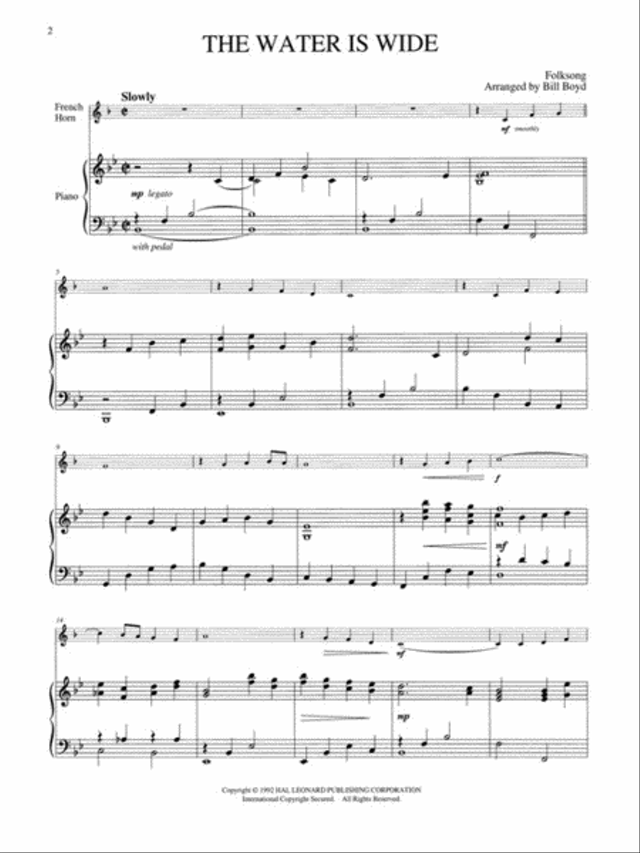 Canadian Brass Book of Easy Horn Solos Piano scores gallery preview page 3