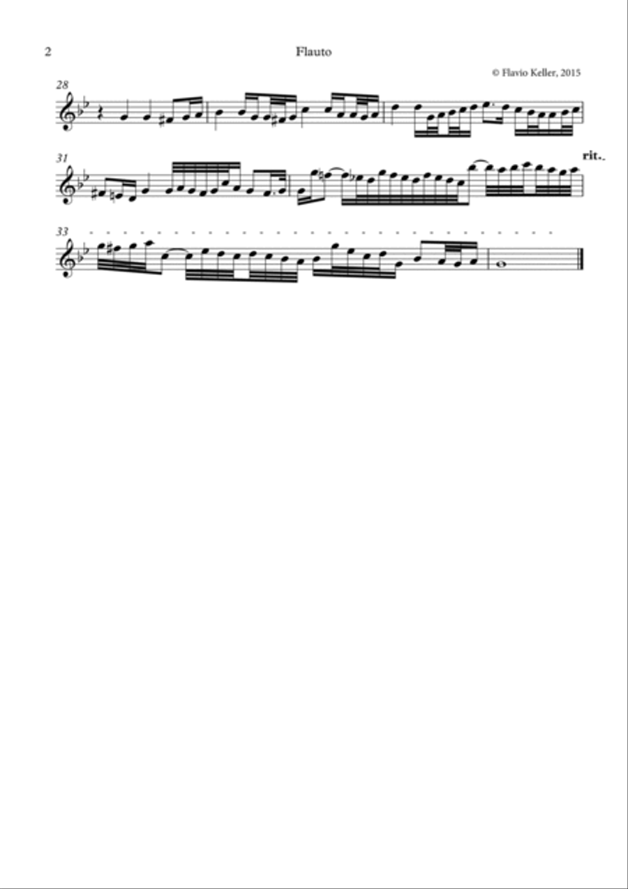 Organ chorale prelude 