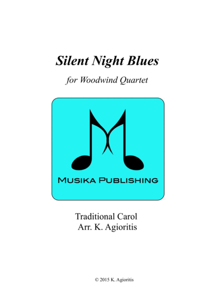 Silent Night Blues - for Woodwind Quartet image number null