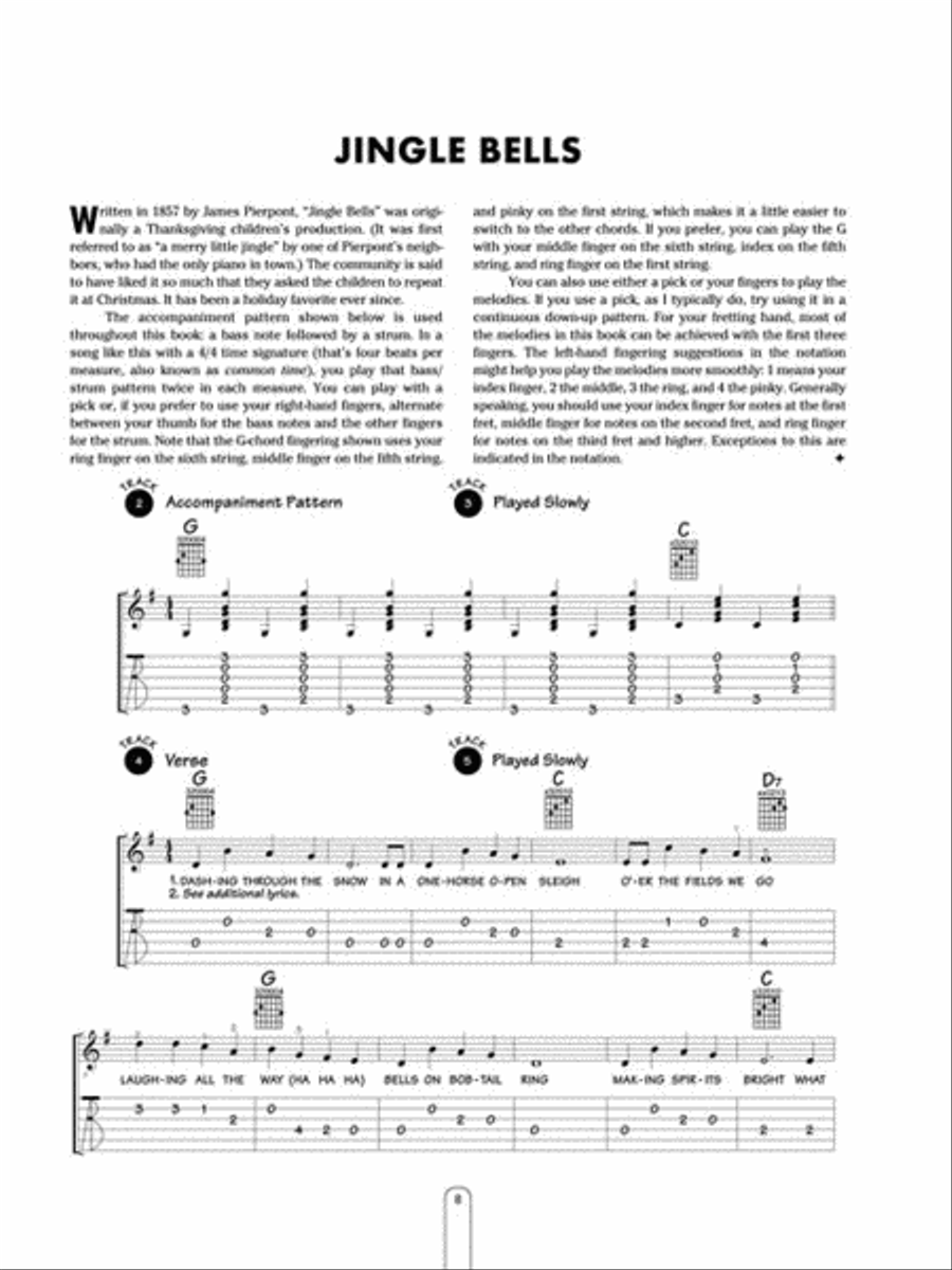 Christmas Songs for Beginning Guitar Acoustic Guitar scores gallery preview page 4