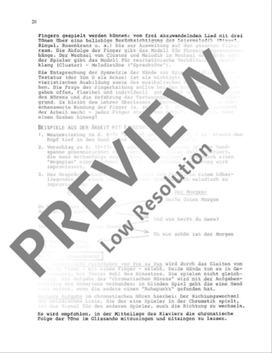 Zwei Hände - Zwölf Tasten Piano Solo scores gallery preview page 21