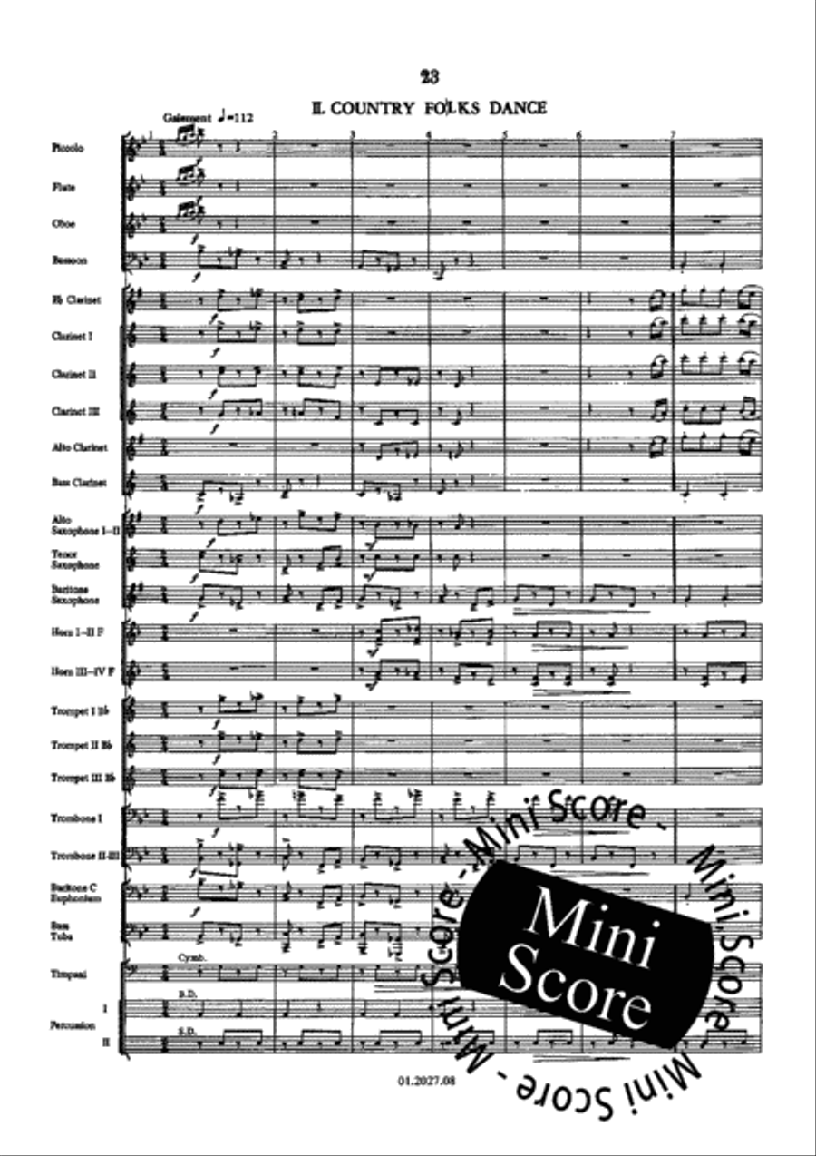 American Triptych American Triptych Concert Band scores gallery preview page 27