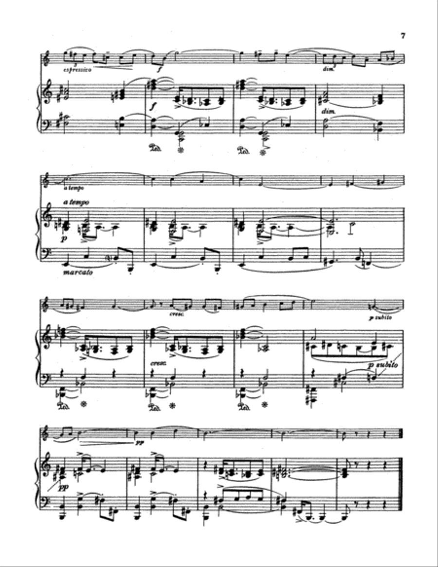 Suite for Oboe and Piano Piano Accompaniment scores gallery preview page 5